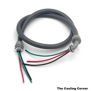 3/4 in 6 ft Gauge Electrical Wire Liquidtight Flexible Non-Metallic Conduit Cabl - Picture 1 of 4