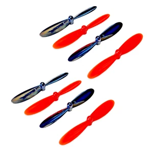 ✅ 8 Propeller Rotorblätter Blade für JJRC H6W H6C Quadrocopter Drohne RC Rot RB - Bild 1 von 7