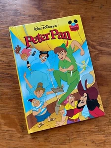 Vintage Walt Disney’s Peter Pan Wonderful World Of Reading 1992 Grolier Book Clb - Picture 1 of 10