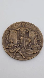 Antique 1925 The Maryland Institute 100th Anniversary Commemorative Medal MACO - Picture 1 of 5