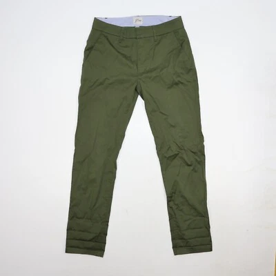 J. CREW Slim Boyfriend Chino Pants Size 24 Army Green Casual Career Preppy - Image 1 of 4