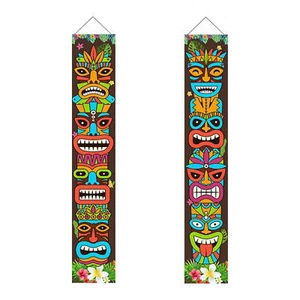1 set Party Decorations Hawaiian Luau Party Decorations Aloha Tropical - Picture 1 of 7