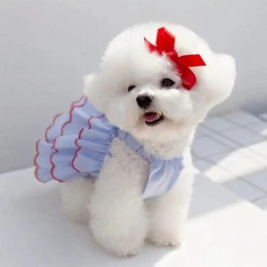 Cute Small Pet Puppy Cat Dog Puppy Clothes Princess Summer Tutu Dress Apparel - Picture 1 of 7