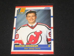 MARTIN BRODEUR 1990 SCORE #439 ROOKIE GENUINE AUTHENTIC NHL HOCKEY CARD LEGEND - Picture 1 of 2