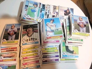 1979 topps baseball cards lot Commons A Few Are Doubles (250) Karten - Bild 1 von 2