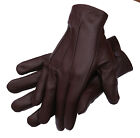 Men's Dress Driving Cycling Genuine Lambskin Leather Unlined Gloves 