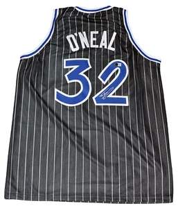 ORLANDO MAGIC SHAQUILLE O'NEAL SIGNED #32 BLACK BASKETBALL JERSEY BECKETT - Picture 1 of 2