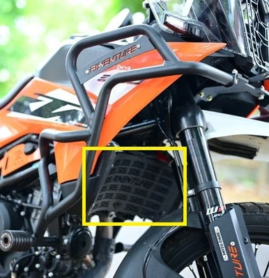 Protector radiador (negro) apto para KTM 125 ENDURO R (2025) Foto 1 de 4