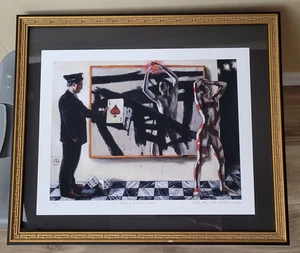 Limitierter Giclée-Druck von Philip Gladstone mit dem Titel "Franz Klines Glück" - Bild 1 von 10