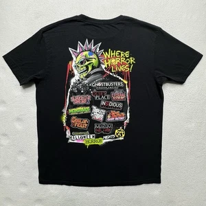 👻🎃 2024 Halloween Horror Nights House Shirt Size Large EUC - Picture 1 of 7