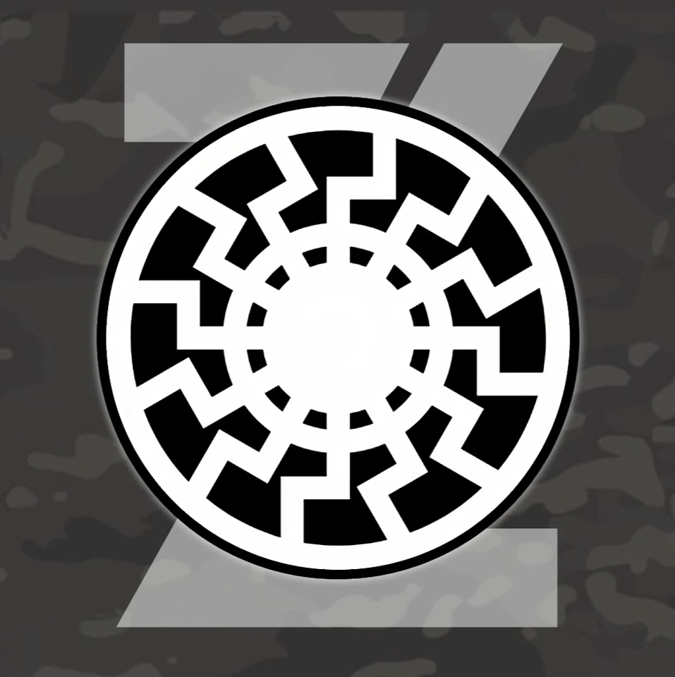 Black Sun Bumper Sticker Premium Vinyl - Image 1 of 1