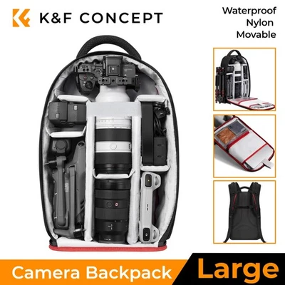 K&F Concept Camera Backpack Photographer Waterproof Camera Bag for Men Women - Image 1 of 4