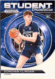 2024 Panini Prizm #10 Donovan Clingan Student Orientation Prizms Silver - Bild 1 von 2