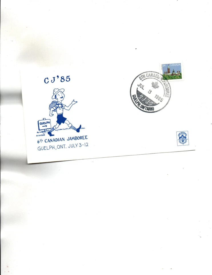 Guelph,ON 1985 Boy Scout -6th Jamboree  CJ 85 - Image 1 of 1