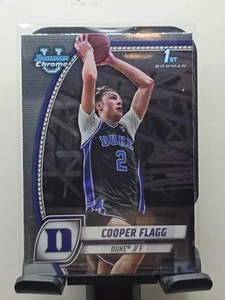 2024-25 Bowman Chrome U #16 COOPER FLAGG  1ST Bowman - Duke Blue Devils RC - Picture 1 of 6