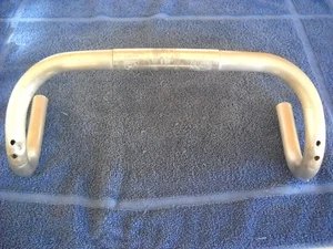 VINTAGE ALPS ACE 37.5cm ALL ALLOY ROAD BIKE DROP HANDLEBARS 25.4mm CLAMP 310gm** - Picture 1 of 6