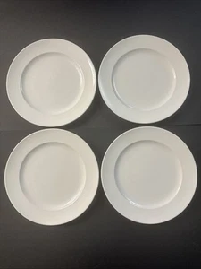 VILLEROY BOCH 1748 White Dinner Plates (4), 10 3/8" Bone China Luxembourg - Picture 1 of 6