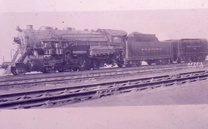 RDG reading railroad  2046 w/extra tender  b-w slide 1946 - Picture 1 of 1