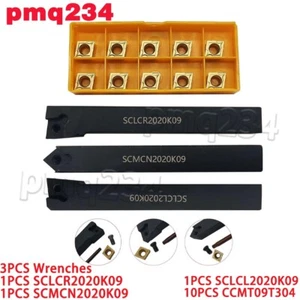 Soportes de torneado de torno SCLCR SCLCL SMCN barras de perforación con 10 piezas CCMT09T304 - Imagen 1 de 6
