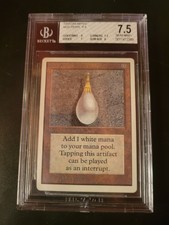 Magic The Gathering MTG Unlimited Mox Pearl - Graded BGS 7.5 Near Mint+