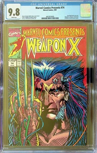 Marvel Comics Presents #74 - Wolverine (1991, Marvel) CGC 9.8 - Cert#4007870005 - Picture 1 of 2