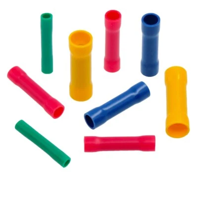 Stoßverbinder Kabelverbinder Quetschverbinder Vollisoliert Kfz Auto Verbinder - Bild 1 von 4