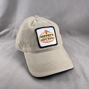 Sombrero Hippys Hotdogs Hombres Beige Correa Gorra Parche Madera Ahumado - Imagen 1 de 11