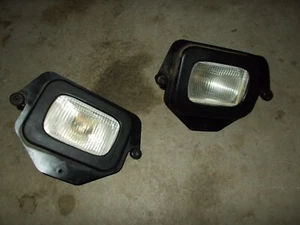 2003 Bombardier Can Am Quest 500 Left Right Side Head Lights Lens Housing Mounts - Picture 1 of 2