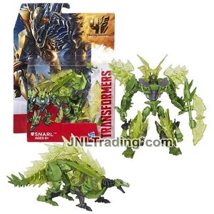 Year 2014 Transformers Age of Extinction Deluxe 5.5" Figure - SNARL Stegosaurus - Picture 1 of 1