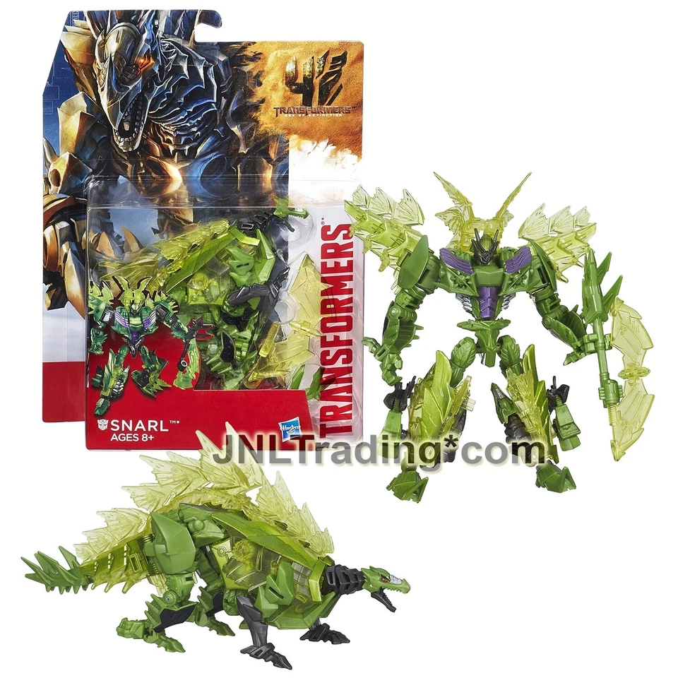 Year 2014 Transformers Age of Extinction Deluxe 5.5" Figure - SNARL Stegosaurus - Image 1 of 1