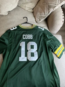 Green Bay Packers Randall Cobb #18, ON FIELD STITCHED JERSEY!!! - Picture 1 of 5