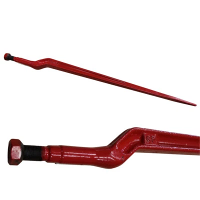 WUPODODE Frontladerzinken 880 mm M22x1,5 Krokodigebiss Zinken gekröpft 🌾 Frontlader