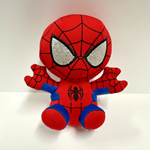 TY Beanie Baby 6" SPIDER-MAN Spiderman (Marvel) Plush Stuffed Animal Toy