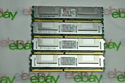 8GB kit (4x 2GB) PC2-5300F-555-11-HD DELL  Server Ram - Image 1 of 3