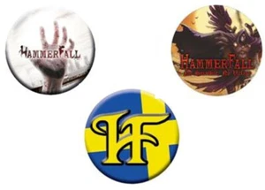 HAMMERFALL - 3er Button-Set - Buttons / Badges - Neu - Bild 1 von 1