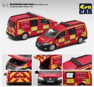 ERA Car Volkswagen Caddy Maxi UK Fire Rescue Limited Edition 1/64 - Picture 1 of 2