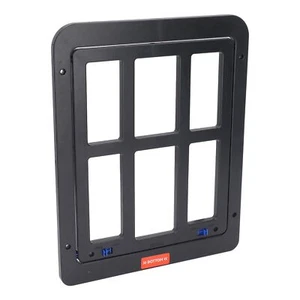 Pet Flap Door Magnetic Plastic Small Pet Automatic Self Closing Flap Screen Gat♡ - Picture 1 of 12
