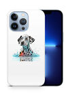 CASE COVER FOR APPLE IPHONE|DALMATIAN DOG PUPPY CANINE WATERCOLOR ART #1