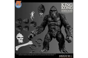 Mezco Toyz King Kong Skull Island Black & White Version Action Figure 7 Inch