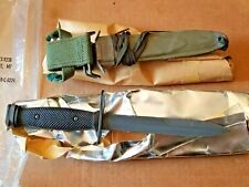BOC Imperial NOS US M7 Bayo Knife & M8A1 Scabbard Vietnam Era **Sealed Mint**  
