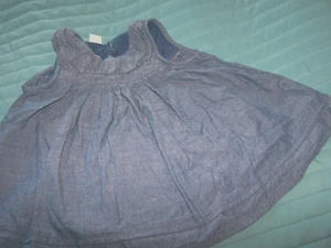 💚 name it Babykleid Mädchenkleid A -Linie, Ärmellos🌸Gr. 68 ❤️Blau🦄 - Bild 1 von 3