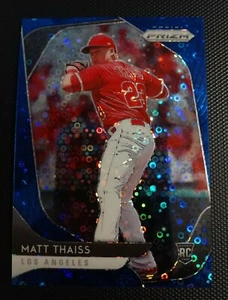 2020 Panini Prizm Matt Thaiss Blue Doughnut Circles Parallel Rookie. #086/199. - Imagen 1 de 2