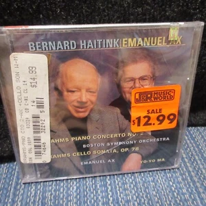 Bernard Haitnik Emanuel Ax Brahms Piano Concerto CD New Sealed - Picture 1 of 5