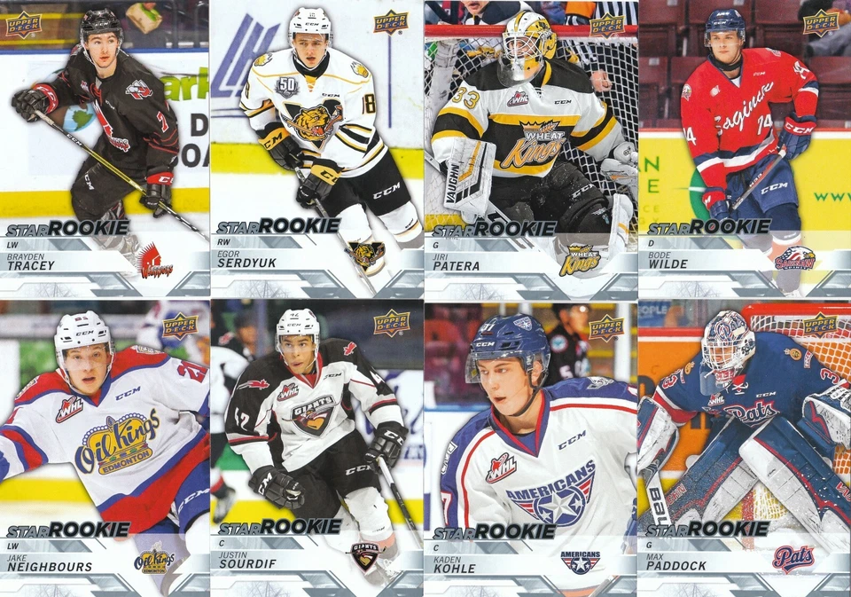 18/19 2018/19 Upper Deck CHL Star Rookie SP #382 Jake Neighbours Oil Kings - Image 1 of 1