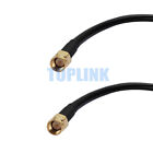 SMA Male to SMA Male Plug RF Pigtail Coax Cable KSR195 for Wireless 50cm ~ 5m
