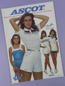 Pilin Leon Miss World Ascot Tennis Sportswear - 1980s Full Page Magazine Advert - Picture 1 of 1