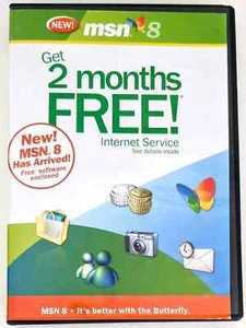 Disco "Butterfly" Microsoft Network MSN8 da collezione/installazione, CD vintage ISP! - Foto 1 di 4