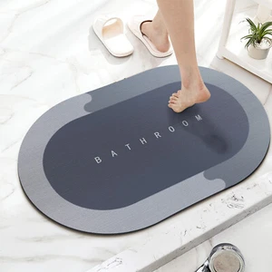 15"x23" Bathroom Absorbent Soft Bath Mat Shower Rug Floor Carpet Non Slip Pad US - Picture 1 of 37