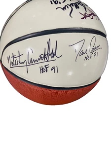 1991 Hall of Fame signed photo basketball / NBA / Archibald / Cowens / Knight - Picture 1 of 6
