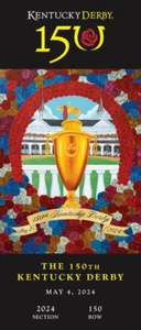 Kentucky Derby 150 Running Commemorative Ticket 2024 - Picture 1 of 2